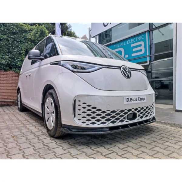 Spoiler avant sur mesure pour Volkswagen ID.Buzz BusCargo 2022 ABS Noir Luisant