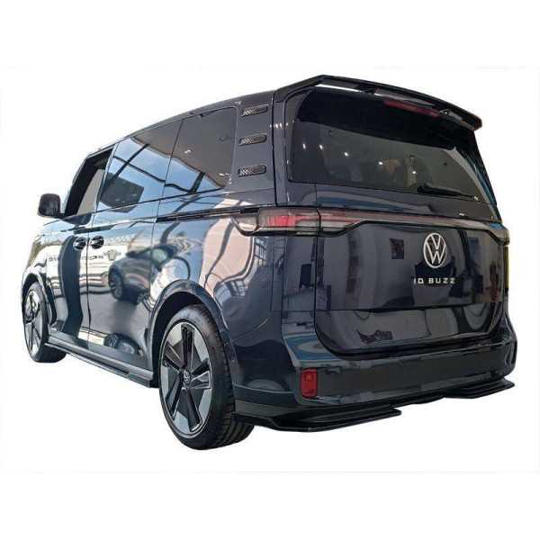 Jupe arrière Diffuser sur mesure pour Volkswagen ID.Buzz BusCargo 2022 ABS Noir Luisant