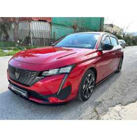 Jupes latérales sur mesure pour Peugeot 308 III HB  SW 2021 ABS Noir Luisant