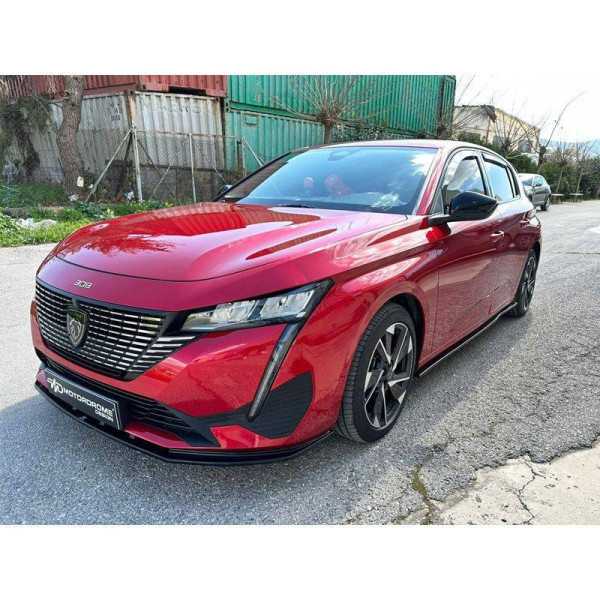 Jupes latérales sur mesure pour Peugeot 308 III HB  SW 2021 ABS Noir Luisant