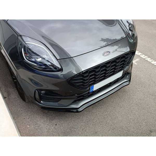 Spoiler avant sur mesure pour Ford Puma STLine 2019 ABS Noir luisan...