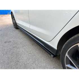 Jupes latérales sur mesure pour Hyundai i30 III N  NLine 2017 ABS Noir luisant
