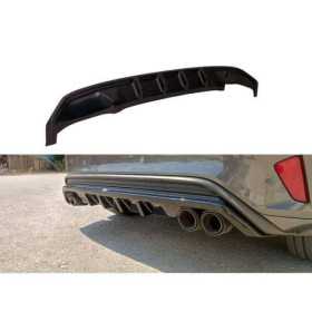 Jupe arrière Diffuseur sur mesure pour Ford Focus IV STSTLine HB 20182022 ABS Noir Luisant