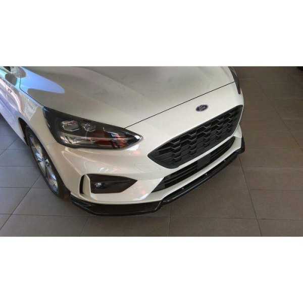 Spoiler avant sur mesure pour Ford Focus IV STSTLine 2018 ABS Noir luisant