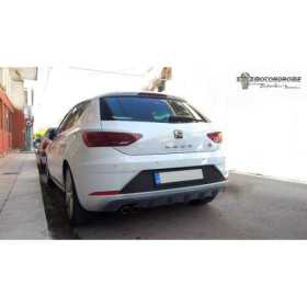 Jupe de parechocs arrière Diffuseur adaptable à Seat Leon 5F FR 5 p...