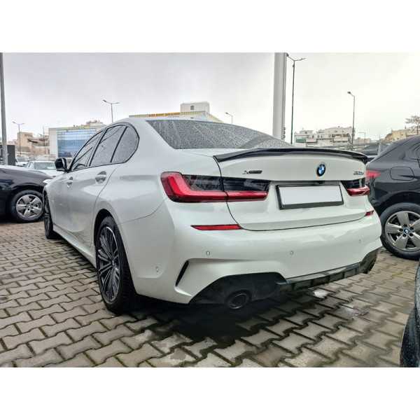 Lèvre spoiler arrière sur mesure pour BMW serie 3 G20 Sedan 2018 PU