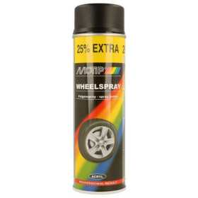 Peinture Roue Motip  Noir Mat  500ml
