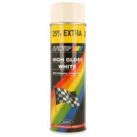 Laque Motip Rallye  Blanc brillant  500ml