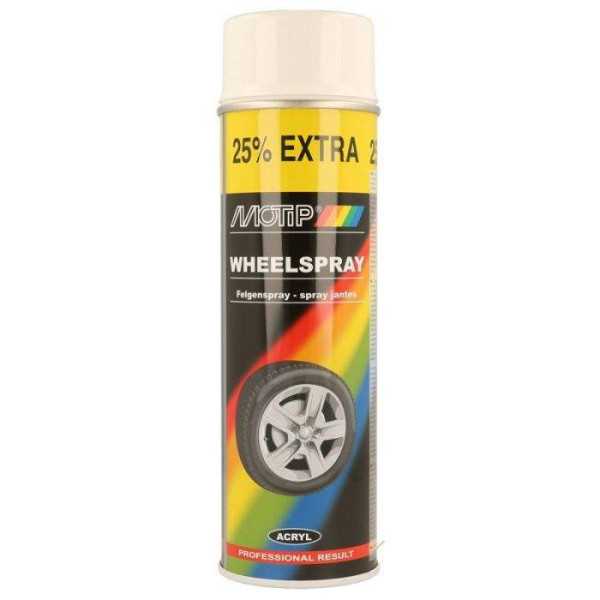 Peinture Roue Motip  Blanc  500ml