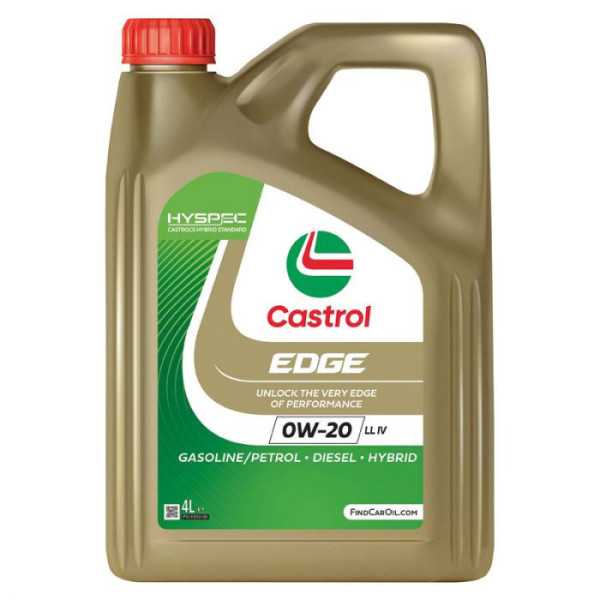 Castrol Huile Moteur Edge 0W20 LL IV 4litre