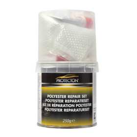 Kit de réparation Protecton Polyester 250gr  résine 242g  durcisseur 8g
