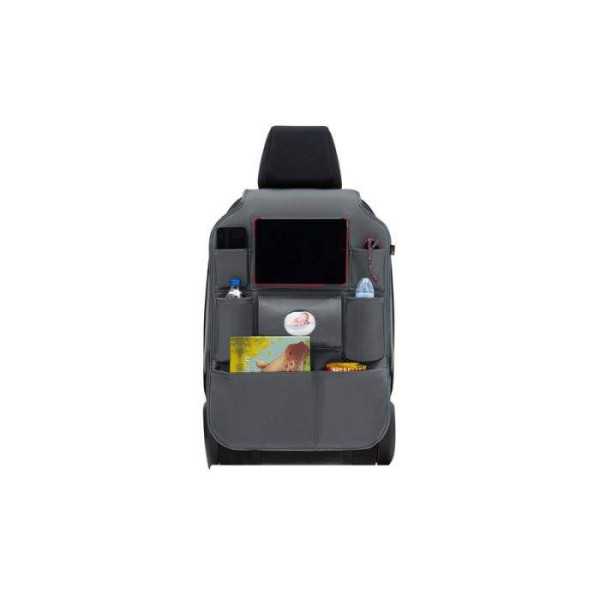 Organisateur de siège arrière universel  Cuir PVC gris