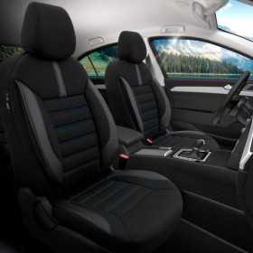 Housse de sièges universel en textilecuir 'Limited' Noir + Coutures...