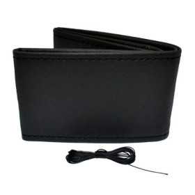 Housse de volant universel Classic  Cuir PVC noir + Couture noir laçage