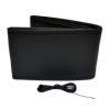 Housse de volant universel Classic  Cuir PVC noir + Couture noir laçage