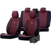 Ensemble de housses de siège universelles en tissu SelectedFit Sports noirrouge  11 pièces  convient aux airbags latéraux