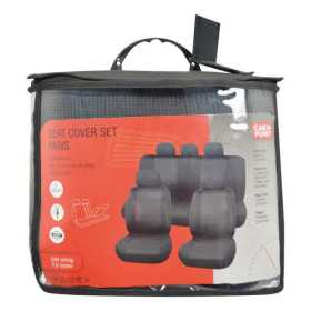 Housse de siège Paris 9 pièces noir | CARPOINT | Housse de Siège