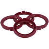 Jeu danneaux de centrage TPI  671  561 mm  Rouge rubis