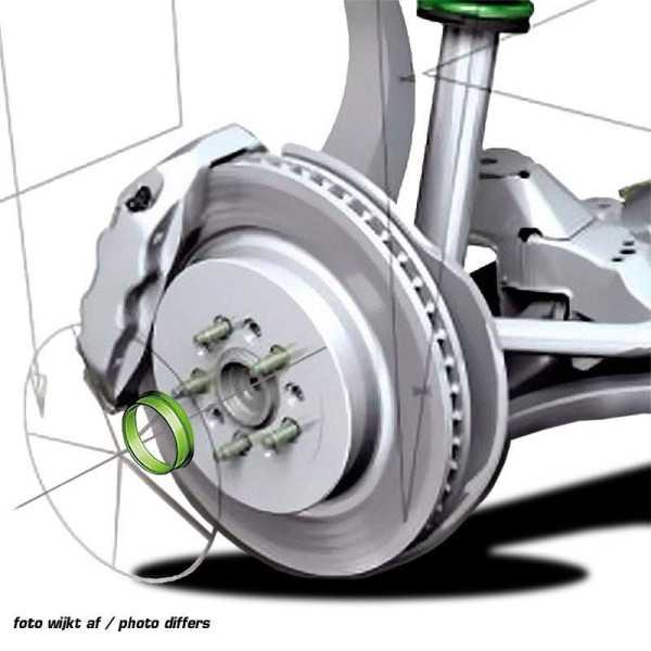 Jeu danneaux de centrage TPI 633541mm Jaune | TPI | Bague de Centrage