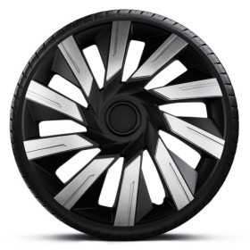 Jeu d'enjoliveurs JTec Tecna 16 pouce argentnoir | J-tec | Jante 16...