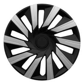 Jeu d'enjoliveurs JTec Tecna 14 pouce argentnoir