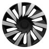 Jeu d'enjoliveurs JTec Tecna 14 pouce argentnoir