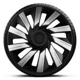 Jeu d'enjoliveurs JTec Tecna 14 pouce argentnoir | J-tec | Enjolive...