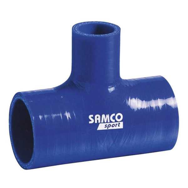 Durite silicone Samco TPiece 25mm  Longueur:102mm  Ø60mm  Bleu