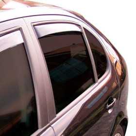 Déflecteurs latéraux Master Noir arrière sur mesure pour Peugeot 5008 II 2016