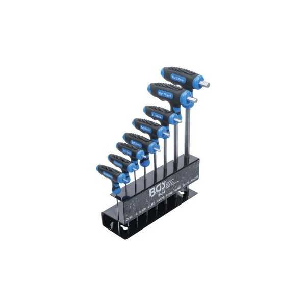 Jeu de clÃ©s Ã  douilles poignÃ©e T six pans intÃ©rieurs 2 10 mm 8 piÃ¨ces