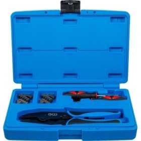 Jeu de pinces Ã  sertir et dâ€™outils de dÃ©verrouillage de fiches avec 2 paires de mÃ¢choires