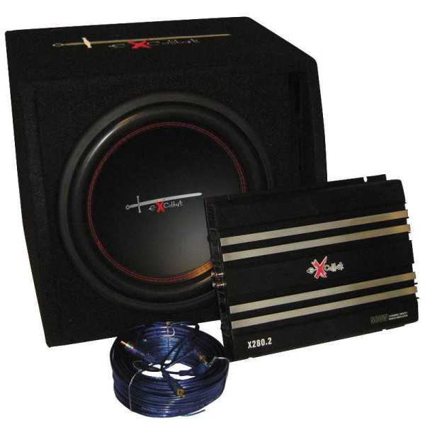 Excalibur X1 BassPack BoomBoxAmplificateurEnsemble de câbles