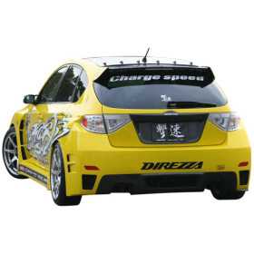 Diffuseur de parechocs arrière Chargespeed carbone adapté pour Subaru Impreza WRX STi 2008pour CS 5057