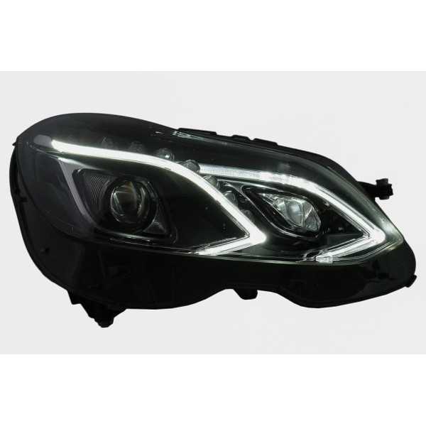 Phares LED pour Mercedes Classe E W212 2009-2012 Facelift Design | ...