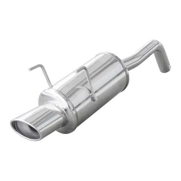 Pot déchappement sport 100% inox pour Fiat Panda 1.4 16v 100pk 2007...