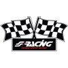 Autocollant Simoni Racing Drapeau  100x50mm