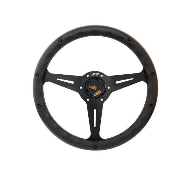 Simoni Racing Volant Sport Futa 350mm Vrai Bois Noir | S/Racing | V...