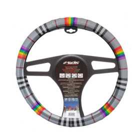Couvre volant Simoni Racing Fancy  3739cm  Ecocuir multicolore