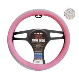 Couvre Volant Simoni Racing Diamonds  3739cm  EcoCuir Rose