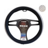 Couvre Volant Simoni Racing Diamonds  3739cm  EcoCuir Noir