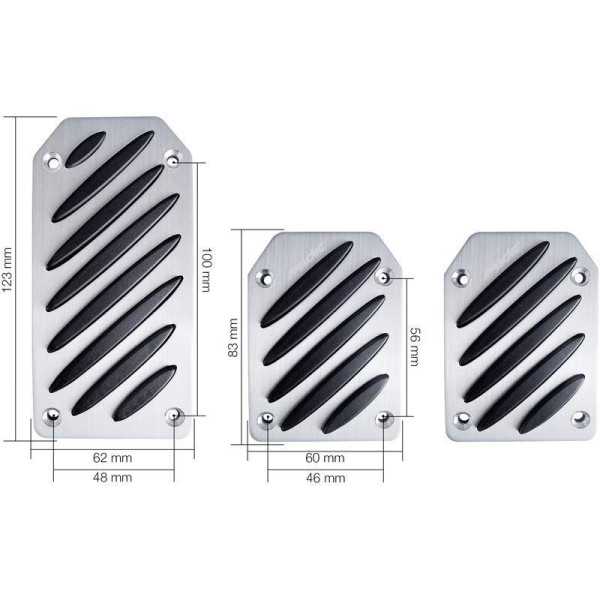 Jeu de pédales Simoni Racing Black Stripe AluNoir Manuel | S/Racing...