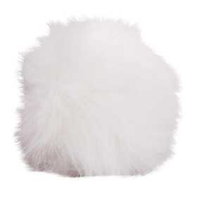 Simoni Racing Couvre Pommeau Fourrure Fluffy Blanc | S/Racing | Pom...