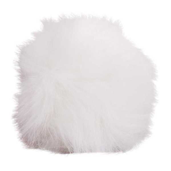 Simoni Racing Couvre Pommeau Fourrure Fluffy Blanc | S/Racing | Pom...