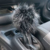 Simoni Racing Couvercle De Pommeau De Levier De Vitesse Fluffy Fur  Noir