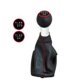 Pommeau de levier de vitesse Simoni Racing OEM pour Audi A3 8L 19962003  Cuir noir  2 modèles de changement de vitesse