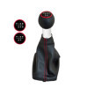Pommeau de levier de vitesse Simoni Racing OEM pour Audi A3 8L 19962003  Cuir noir  2 modèles de changement de vitesse