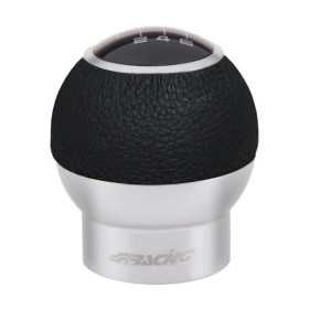 Pommeau de levier de vitesse Simoni Racing Special Hype  AluminiumCuir noir pour la marche arrière