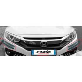 Simoni Racing Set parechocs avant universel Canards noir 4 pièces |...
