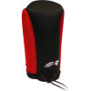 Couvre Pommeau de Vitesse Simoni Racing  NoirRouge  Logo SR