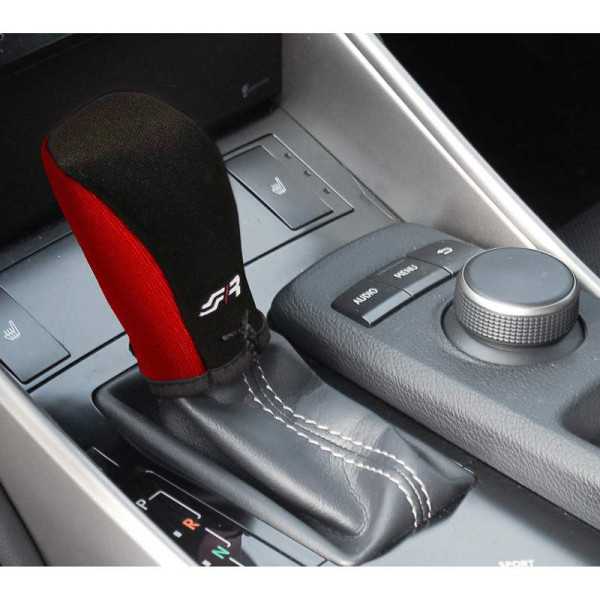 Couvre Pommeau de Vitesse Simoni Racing NoirRouge Logo SR | S/Racin...